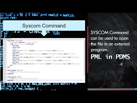 Syscom Command used to Open External Program