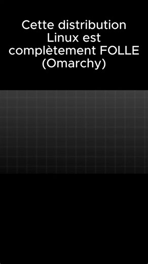 La meilleure distribution Linux ? #omarchy #Linux #informatique #cybersecurité #pourtoi