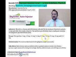 Skytrofa (lonapegsomatropin-tcgd)- endogenous growth hormone