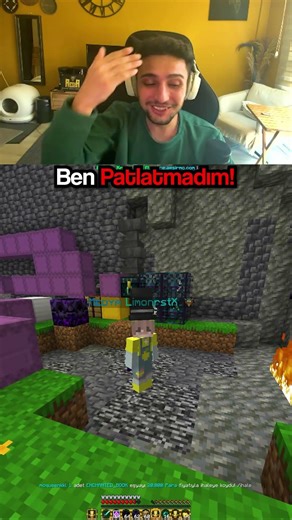 I didn't set it on fire!