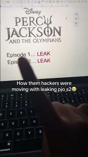 have you seen the pjo season 2 leaks? #percyjackson #booktok #pjo | credit: @welovepercyjackson