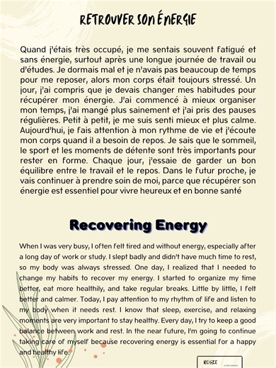 Learn French with short story#French