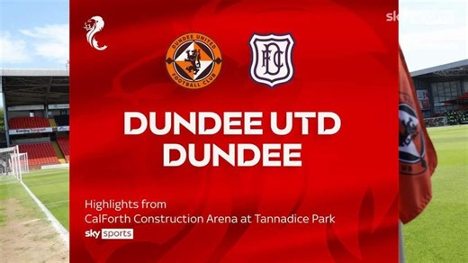 Dundee United 3-0 Dundee | Scottish Premiership highlights
