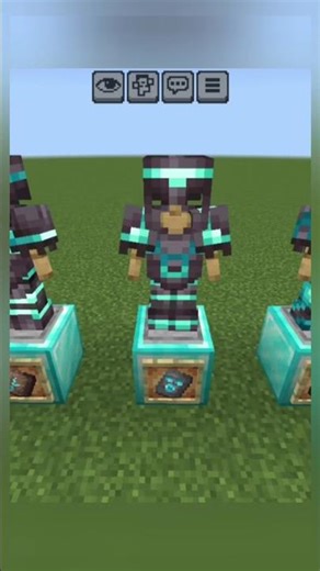 Best Armor trim to Netherite showcase in Minecraft #shorts #viral #minecraft