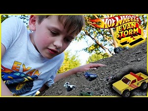 Evan Storms Hot Wheels Magic Dirt Pile Truck Challenge