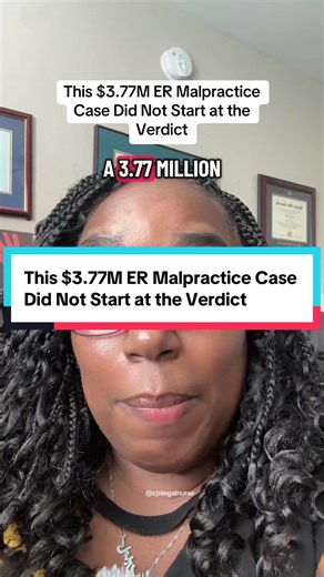 2/11/26 A $3.77M verdict is not sudden. It is the result of years of medical review, expert testimony, and procedural hurdles. The timeline matters. The standard of care matters. Delay matters. #MedicalMalpractice #PatientSafety #EmergencyMedicine #NursingPerspective #healthcareaccountability