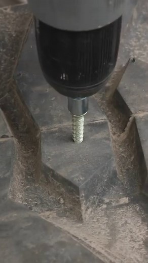 These Tire Studs are built to withstand serious use and still provide safety and control to operators. Take advantage of Tire Studs when you need to complete work in icy, snowy, or muddy conditions. Featuring durable carbide materials and easy installation, the INS Traction studs offer reliable performance at a discount during our End of Year Sale. #skidsteer #operator #construction #landclearing #skidsteersolutions | Skid Steer Solutions