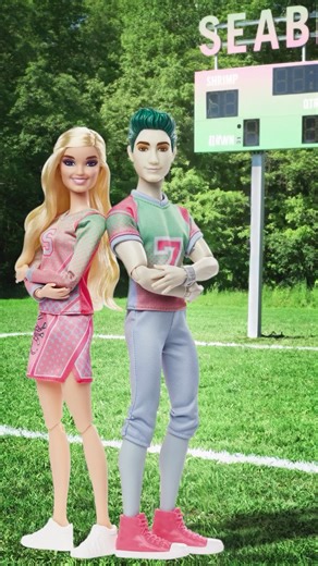 ZOMBIES on Instagram: "Seabrook's favorite duo 📣🩷💚 #ad The Addison and Zed @mattel Doll 2-Pack is out now! 🎥: ZOMBIES, available on @disneyplus."