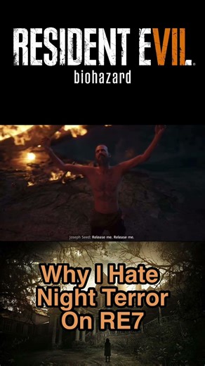 Why I Hate Night Terror on RE7 (Resident Evil 7) #residentevil #residentevil7 #shorts #memes