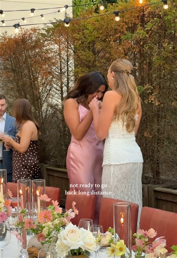 10,500 miles 🥺 @Heidi 🤍 #bride #bridesmaid #girlhood #wedding