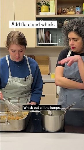 Making Gravy in Our Favorite Roasting Pan