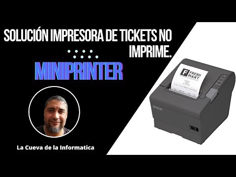 Ticket printer solution does not print.