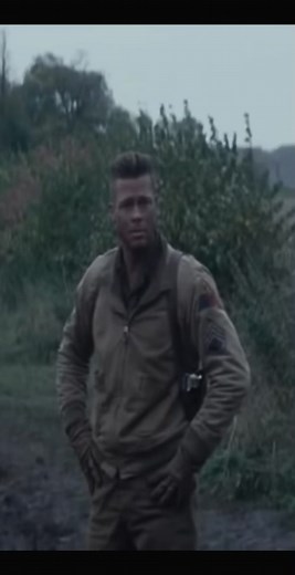 Fury Movie Scene: Holding Crossroads in WWII