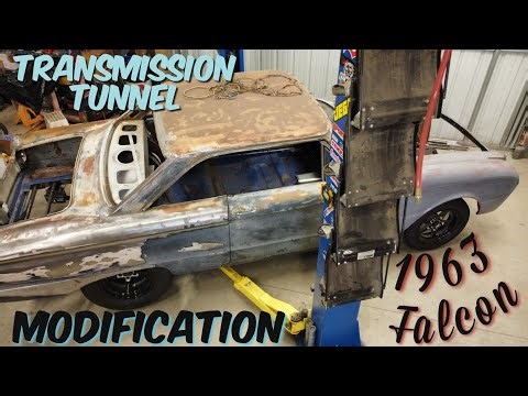 1963 FORD FALCON TRANSMISSION TUNNEL MODIFICATION CONTINUES!!! Can we fit a Tremec T56?