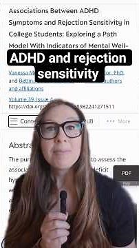 ADHD and rejection sensitivity