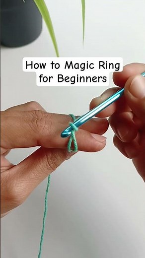 how to magic ring for beginners #crochetutorial #crochet