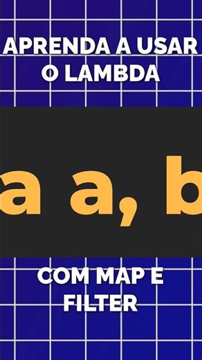APRENDA A USAR LAMBDA NO PYTHON! #python #map #filter