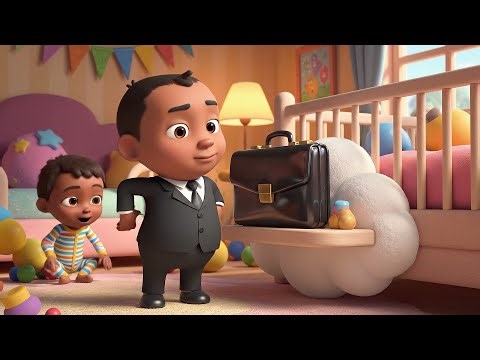 Boss Baby Toddler Hid the Briefcase Under the Desk | Nursery Rhymes for Kids & Baby Songs