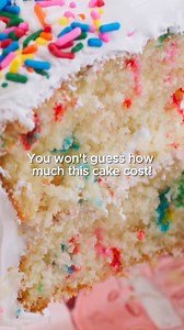 Bake a delightful vanilla birthday cake for just $5! Moist, delicious, and crowned with fluffy frosting, it's a celebration-worthy treat everyone will love. | Gemma Stafford