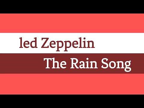 Led Zeppelin - The Rain Song (lyric video)
