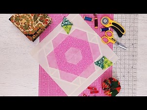 Patchwork tutorial: sewing a beautiful quilt design with a secret technique 💜🤩
