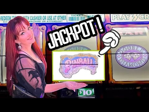 Double Diamonds 💎 Pinball Slot Machine Jackpot Handpay!
