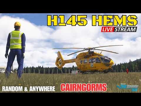 HPG H145 HEMS Random & Anywhere Saturday Caingorms SAR - Microsoft Flight Simulator 2024