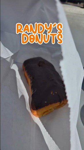Under the Giant Donut! 🍩 Just One Donut at Randy’s Donuts California