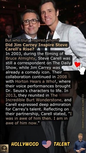 Did Jim Carrey Inspire Steve Carell's Rise?