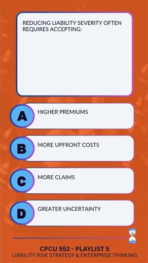 Severity vs Frequency Trade‑Off