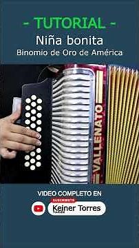NIÑA BONITA (Tutorial Acordeón) - Binomio de Oro de América