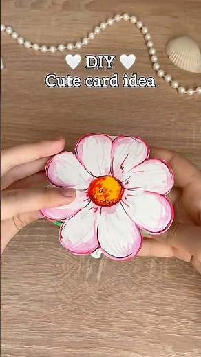 Pop-Up Flower Card 🌸✨ DIY #diy