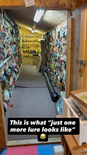 This has to be the craziest lure collection I have seen by far! And every single one of them is a musky lure. Send it to that person who always has to buy one more lure #fishing #fıshınglures #fishingaddiction #fishinglife #fishinghumor #fishingdaily #muskyfishing #musky | Aqua Beasts