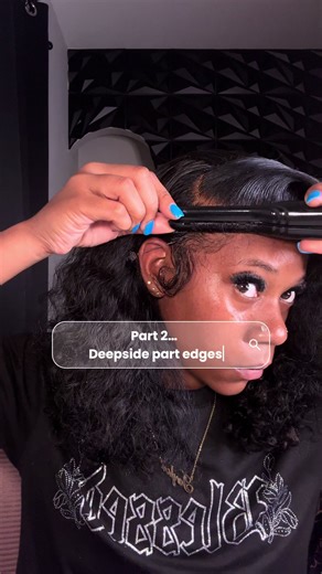 🔗 to this wig is in my showcase 🫶🏾 #babyhairs #edgestutorial #edges #tutorials