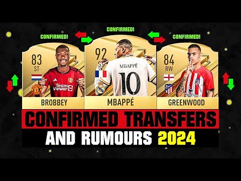 NEW CONFIRMED TRANSFERS & RUMOURS! 🤪🔥 ft. Mbappe, Brobbey, Greenwood... etc