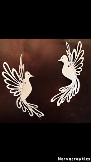Bird Paper cut #paperart #papercraft #papercut #fyp #foryou #Papercutting