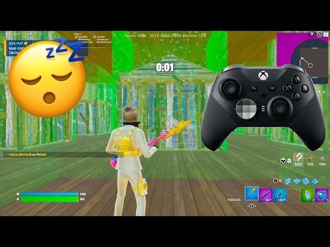 Xbox Elite Series 2 Controller ASMR😴 (Fortnite Box Fight Gameplay) 4K