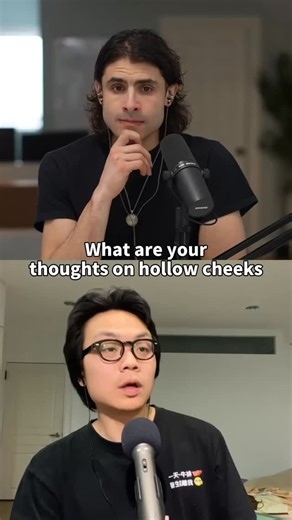 Eggman | Open-minded interviewer on Instagram: "What do you think about hollow cheeks? *full interview link in bio"