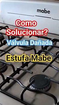 How to Replace a Damaged Mabe Stove Valve #stoves #stove #mabe #valve #gas