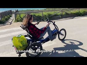 Chopper recumbent trike: HP Velotechnik Delta TX