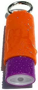 Lighter Keychain Holder for BIC Lighters Water Resistant Deisgn attaches to Keys or Bags. Waterproof Flint Design. Lighter Not Included (Orange)