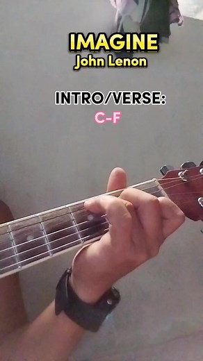 1.3K views · 31 reactions | Imagine/Basic chords #imagine #JohnLenon #GuitarTutorial #EasyChords #learningGuitar #forbeginners #tutorialreels #pyfツviral_ #monitizereels | Marcelino Viray | Facebook