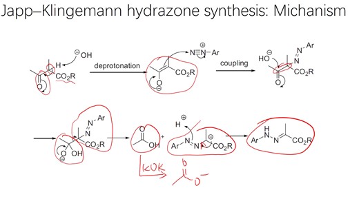 有机人名反应（143）：Japp–Klingemann hydrazone synthesis