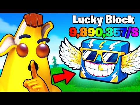 Only 0.001% know about THIS LUCKY BLOCK MAP for BRAINROTS in Fortnite!