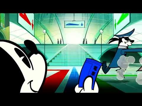 Mickey in a Japanese Train Station for 10 Hours
