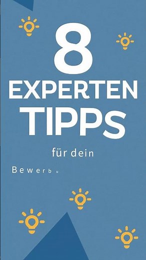 Bewerbungsschreiben - 8 Experten Tipps #shorts