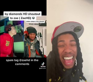 #duet with @drizzytae AYYE HE SAID “MY DIAMONDS HD, SHOUT OUT TO ZAE”😂🪅🔥 HE WENT OFF!¡🔪 WHOS NEXT?!👀 #fyp #zaehd #openverse #slice #viral #uhyuh