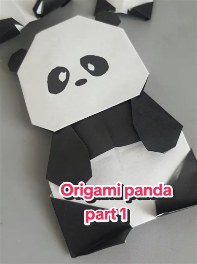 Origami Panda Tutorial: Making the Head