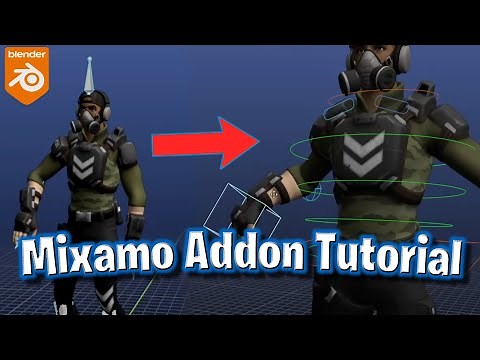 New Mixamo Addon! | Blender Mixamo Rig Tutorial