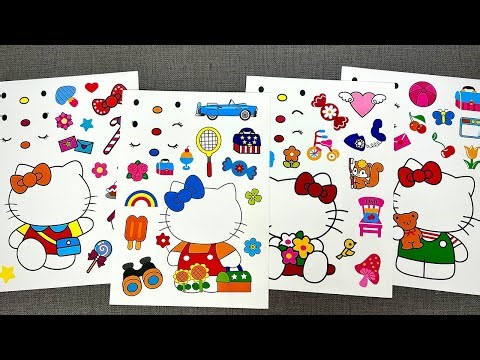 Hello Kitty Sticker Book DIY 🐾 Makeover Fun with Cinnamoroll & Pompompurin